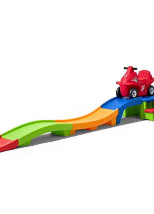 Step2 Up and Down Roller Coaster Toy for Kids, Ride On Push Car, Indoor, Outdoor Playset, Toddlers Ages 2, 5 Years Old, Compact Storage, Max Weight 50 Lb., Multicolor