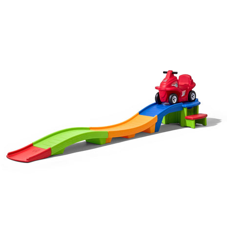Step2 Up and Down Roller Coaster Toy for Kids, Ride On Push Car, Indoor, Outdoor Playset, Toddlers Ages 2, 5 Years Old, Compact Storage, Max Weight 50 Lb., Multicolor