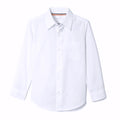 French Toast Boys' Long Sleeve Classic Dress Shirt (Standard & Husky), White, 12