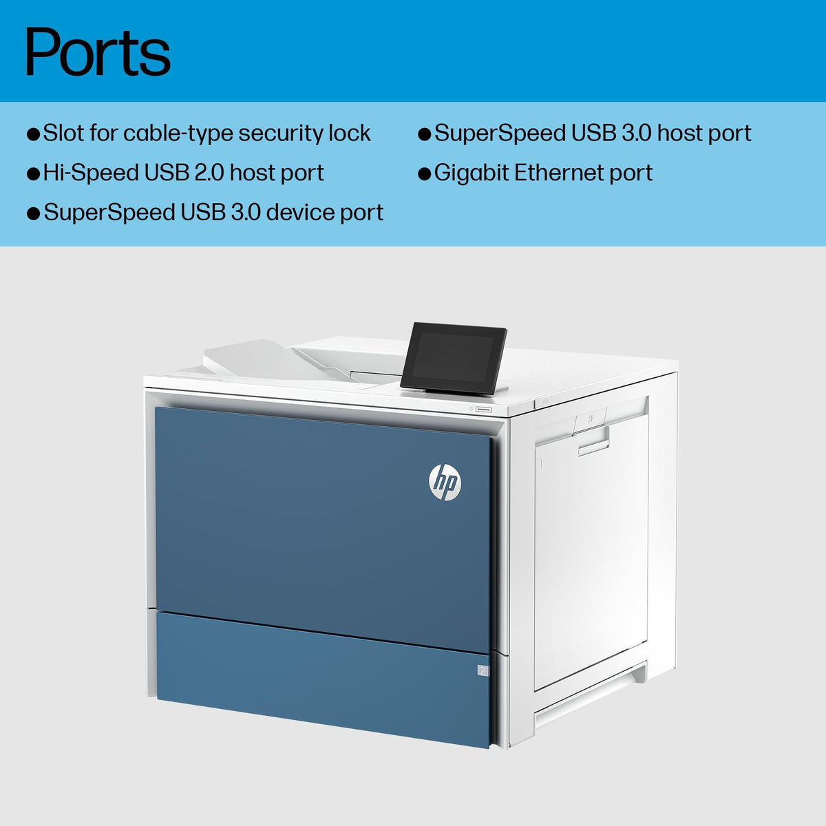 HP Color Laserjet Enterprise 6700dn Printer, Best for Business (6QN33A)