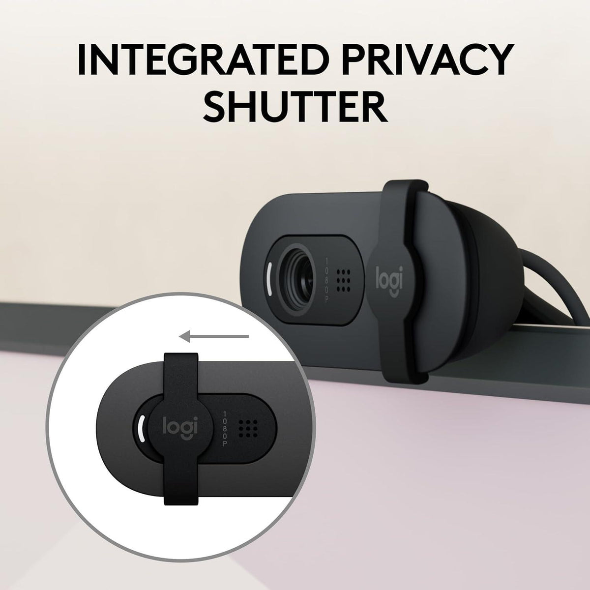 Logitech 960001580 Brio 100 1080p Full HD Webcam (Graphite)
