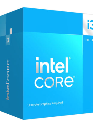 Intel® CoreTM i3-14100F Desktop Processor 4 cores (4 P-cores + 0 E-cores) 4.7 GHz