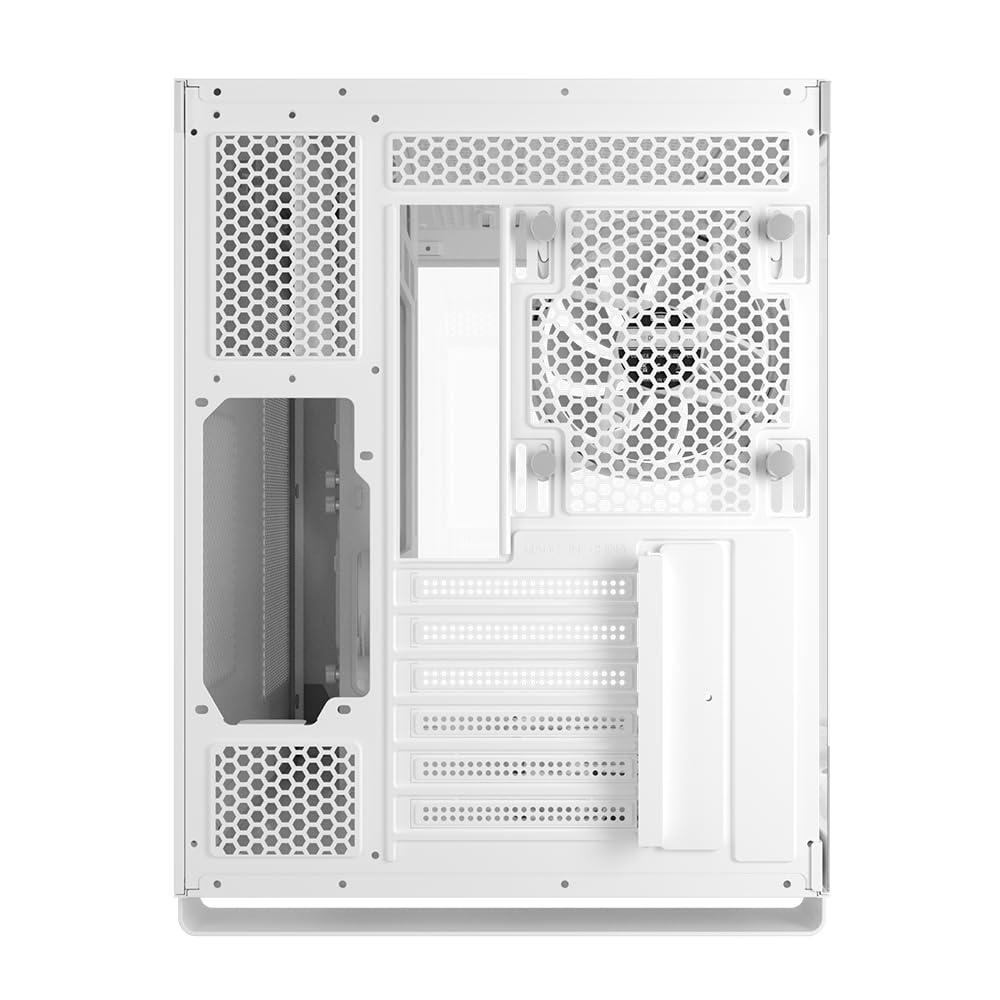 PCCOOLER CPS - C3 T500 ARGB White - Mid Tower - Gaming Desktop Case with 6 ARGB Fans - ATX/M-ATX/ITX - 270 Column Free Panoramic View - 360MM Radiator & 400MM GPU Support (C3-T500WHD6-GL)