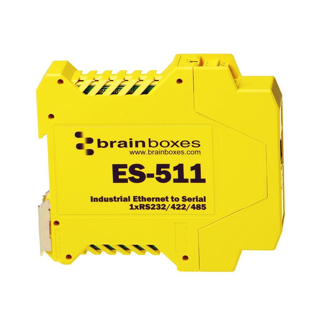 Brainboxes Device Server - 10Mb LAN, 100Mb LAN, RS-232, RS-422, RS-485 (ES-511)