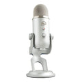 Logitech Creators Blue Yeti USB Microphone for Gaming, Streaming, Podcast, YouTube, Discord, PC, Studio Sound, Plug & Play-Silver
