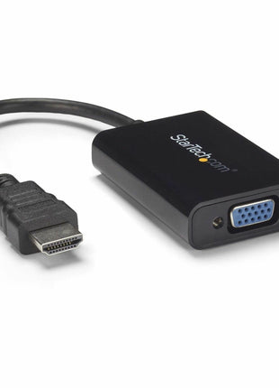 StarTech.com HDMI to VGA Adapter – 1920x1080 – HDMI Converter with Audio Output – VGA to HDMI Monitor Adapter (HD2VGAA2),Black