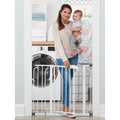 Regalo Easy Step 38.5-Inch Extra Wide Walk Thru Baby Gate, White Original version