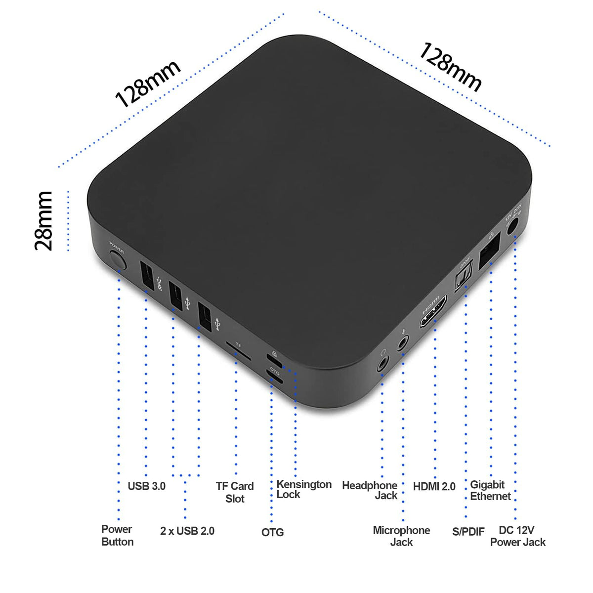 MINIX X35-i Max 4K Ultra HD Industrial Android Player, WiFi 6/4GB DDR4/32GB eMMC 5.1 Storage/GLAN/Pre-Rooted Firmware/Wake On LAN/Auto Power. Ideal for Digital Signage and Industrial Application.
