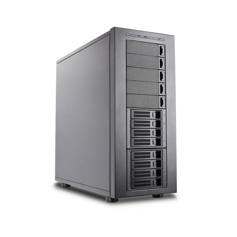 Rosewill Thor NAS Pro - Full Tower Workstation Case | Server Chassis | Supports up to 8 x 3.5 Hot-Swap 3.5"/2.5" SATA/SAS and 2 x 2.5 SSD | E-ATX Compatible | 1 x 140mm PWM Fan | USB 3.2 Type-C | AI