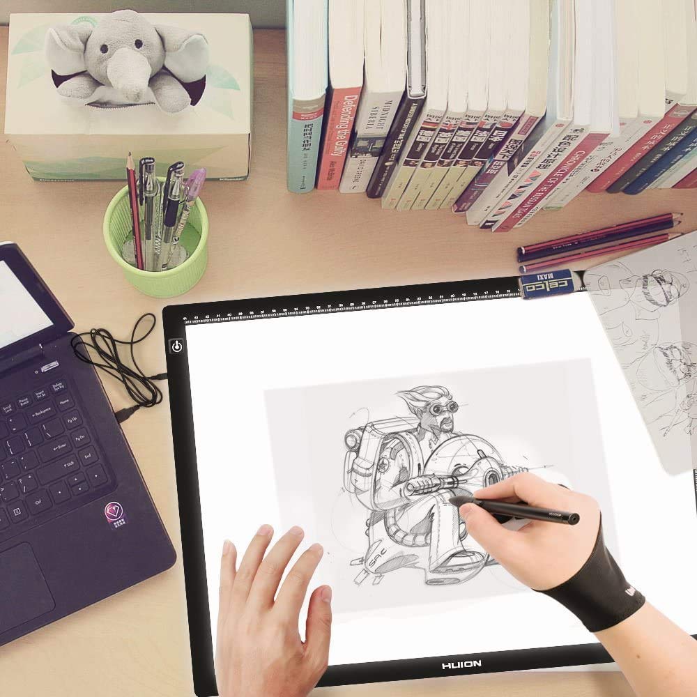 HUION Artist Glove for Drawing Tablet (1 Unit of Free Size, Good for Right Hand or Left Hand) - Cura CR-01