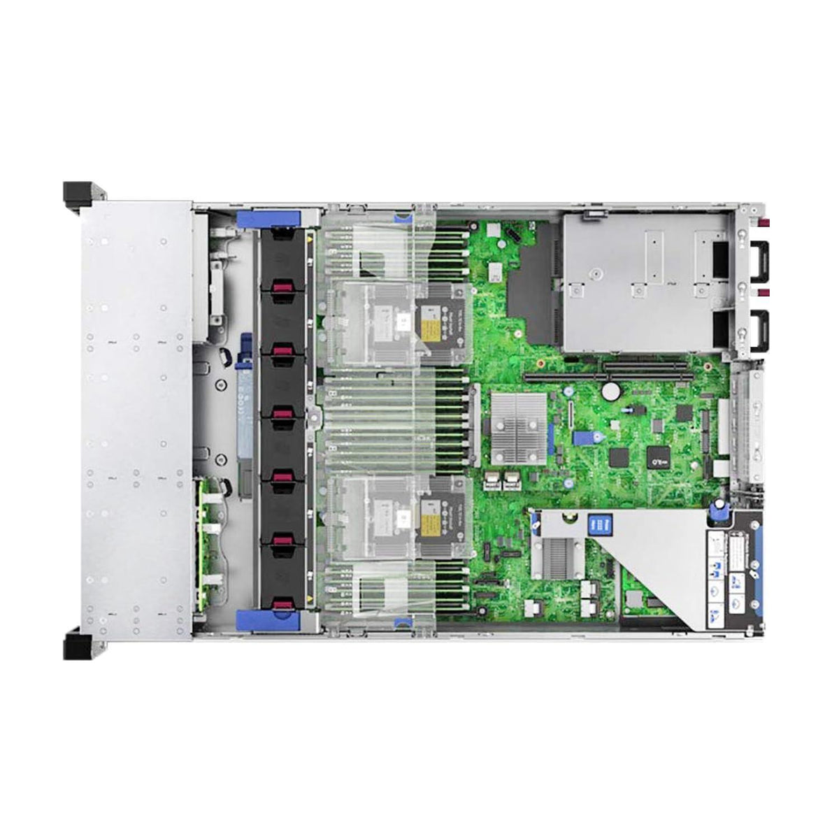 HPE ProLiant DL380 Gen10 2U Rack Server Bundle with Dual Xeon 6130 2.10 GHz, 512GB DDR4 Memory, 30.72TB Enterprise SSD Storage, RAID, Dual Power, iLO, Rail Kit