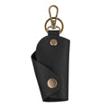 MAKYN Leather Wrap Keychain, Key Holder Pouch Keychain, Car Key Holder, Motorcycle Key Holder Organizer, Key Holder with Keyring (Black)