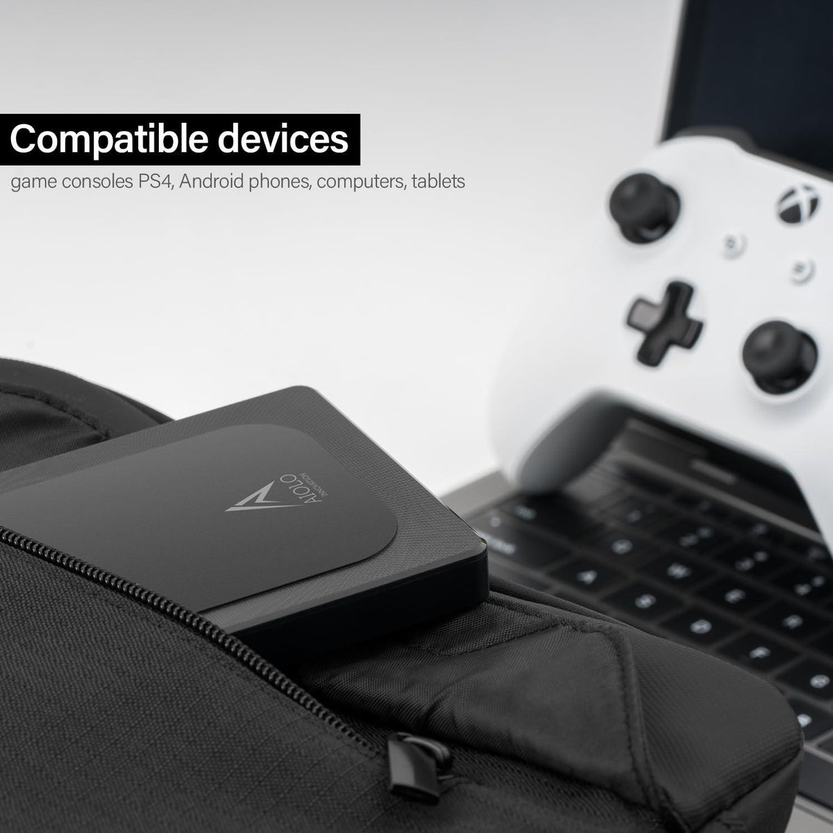 Aiolo Innovation 500GB Ultra Slim Portable External Hard Drive HDD-USB 3.0 for PC, Mac, Laptop, PS4, Xbox one,Xbox 360 Model A4