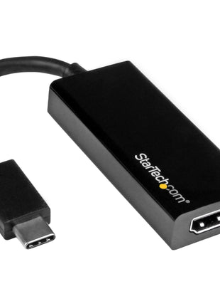 StarTech.com USB-C to HDMI Video Adapter Converter - 4K 30Hz - Thunderbolt 3 Compatible - USB 3.1 Type-C to HDMI Monitor Travel Dongle Black (CDP2HD)