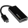 StarTech.com USB-C to HDMI Video Adapter Converter - 4K 30Hz - Thunderbolt 3 Compatible - USB 3.1 Type-C to HDMI Monitor Travel Dongle Black (CDP2HD)