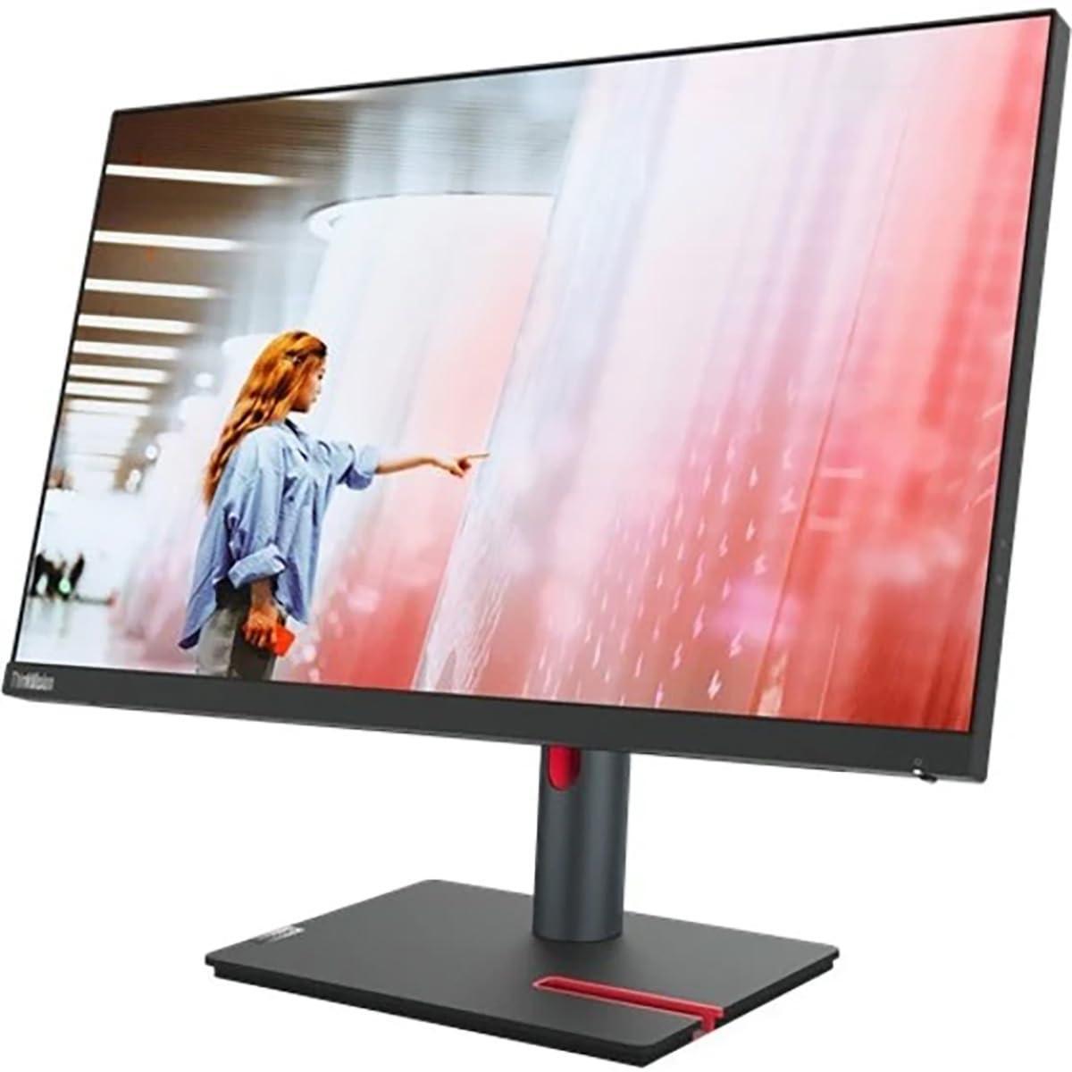 Lenovo ThinkVision P24q-30 24" Class WQHD LED Monitor - 16:9 - Raven Black