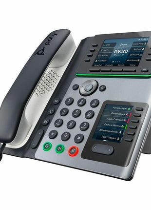 Poly E450 IP Phone - Corded - Corded - Desktop - Black - VoIP - 2 x Network (RJ-45) - PoE Ports