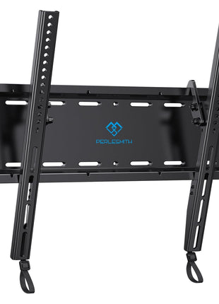 PERLESMITH Tilting TV Wall Mount Bracket Low Profile for Most 23-60 inch LED LCD OLED, Plasma Flat Screen TVs with VESA 400x400mm Weight up to 115lbs, Fits 16" Wood Stud
