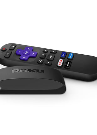 Roku Express 4K+ | Roku Streaming Device 4K/HDR with Voice Remote, Free & Live TV