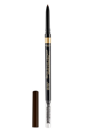 L'Oreal Paris Makeup Brow Stylist Definer Waterproof Eyebrow Pencil, Ultra-Fine Mechanical Pencil, Draws Tiny Brow Hairs and Fills in Sparse Areas and Gaps, Dark Brunette, 0.003 Ounce (Pack of 1)