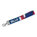 Rico Industries NFL Football Buffalo Bills Standard Wrist Lanyard Key Chain, Cute Wristlet Strap Keychain Holder for Women Men Car Keys ID Badges Card Wallet Phone Camera