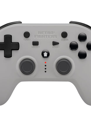 Retro Fighters Defender Next-Gen PS1 - PS2 - PS3 - PS Classic - Switch & PC Compatible Wireless Controller (Gray)