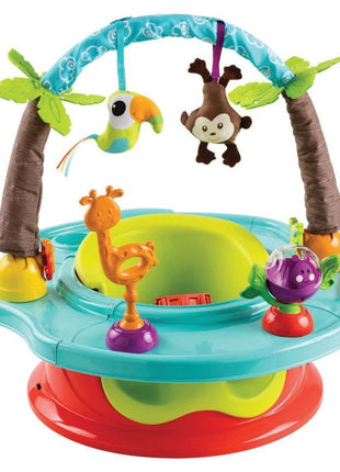 Bright Starts Disney Baby Finding Nemo SuperSeat, Fun Baby Seat for Sitting Up, Playtime, and Meals, Ages 4 Months to 4 Years, Blue
