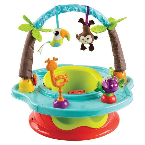 Bright Starts Disney Baby Finding Nemo SuperSeat, Fun Baby Seat for Sitting Up, Playtime, and Meals, Ages 4 Months to 4 Years, Blue