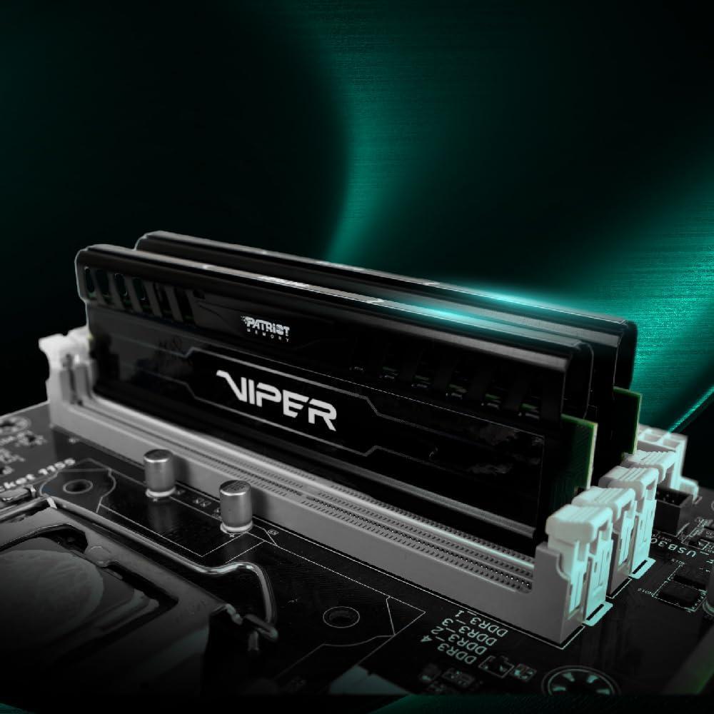Patriot Memory Viper 3 DDR3 RAM 16GB (2X8GB) 1866MHz CL10 1.5v UDIMM Desktop Gaming Memory Kit Compatible with XMP - PV316G186C0K