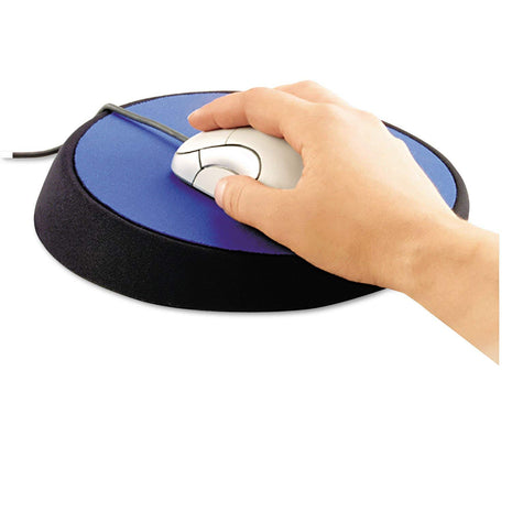 Allsop Wrist Aid Ergonomic Circular Mouse Pad, 9 inch Dia., Cobalt