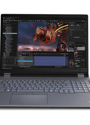 Lenovo ThinkPad P16 Gen 2 21FA002TUS 16 inch Mobile Workstation - WQXGA - 2560 x 1600 - Intel Core i7 13th Gen i7-13700HX Hexadeca-core (16 Core) - 32 GB Total RAM - 1 TB SSD - Villi Black, Storm Gray