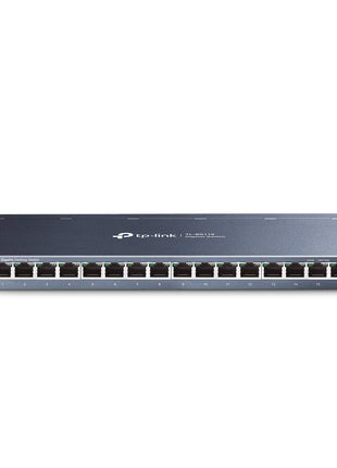 TP-Link TL-SG116, 16 Port Gigabit Unmanaged Ethernet Switch | Desktop/Wall Mount, Fanless, Sturdy Metal w/Shielded Ports, Traffic Optimization
