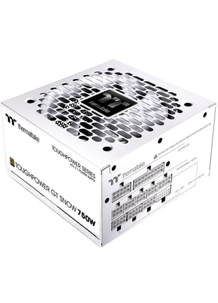 Thermaltake Toughpower GT 750W Snow ATX 3.1 Power Supply; 80 Plus Gold Efficiency; Smart Zero Fan; Native 600W PCIe 5.1 Connector; PS-TPT-0750FNFAGU-W; 5 Year Warranty