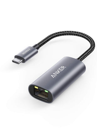 Anker USB C to Ethernet Adapter, Portable USB C Type-C 1-Gigabit Network Hub, 10/100/1000 Mbps,Network Adapter for MacBook Pro, iPad Pro 2019/2018, ChromeBook, XPS, Galaxy S9/S8, and More