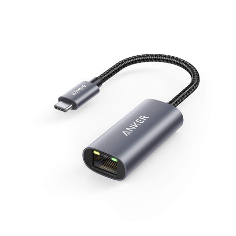 Anker USB C to Ethernet Adapter, Portable USB C Type-C 1-Gigabit Network Hub, 10/100/1000 Mbps,Network Adapter for MacBook Pro, iPad Pro 2019/2018, ChromeBook, XPS, Galaxy S9/S8, and More