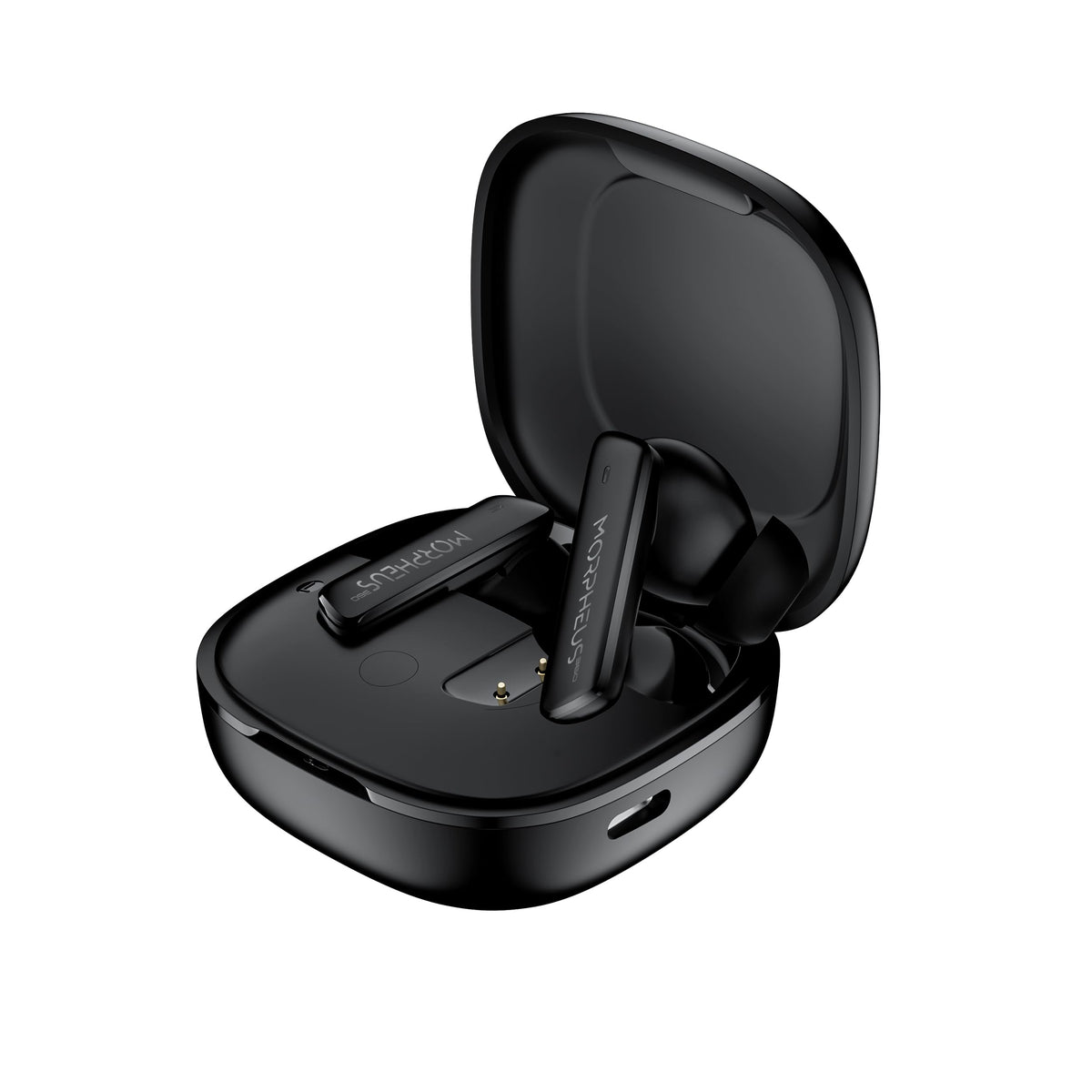 Morpheus 360 Pulse ANC Hybrid Active Noise Canceling Headphones TW7850HD, Bluetooth 5.3 Earbuds Headphones, 30H Playtime, 6 Microphones, High Definition Audio, Deep Bass, Pure Black