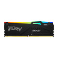 Kingston FURY Beast RGB 16GB 5200MT/s DDR5 CL40 DIMM Desktop Memory (Kit of 2) | Intel XMP 3.0 | Infrared Sync Technology | Overclocking Stability | KF552C40BBAK2-16