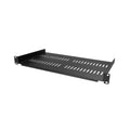 StarTech.com 1U Server Rack Shelf - Vented Rack Mount Cantilever Tray for 19
