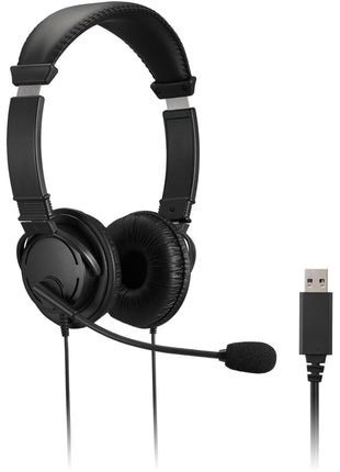 Kensington USB Headset with Mic with Volume Control and Mute Button