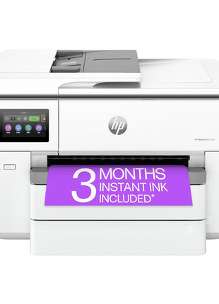 HP OfficeJet Pro 9730e Wide Format Wireless All-in-One Color Inkjet Printer, Print, scan, Copy, ADF, Duplex Printing Best-for-Office, 3 Month Instant Ink Trial Included, AI-Enabled (537P6A)