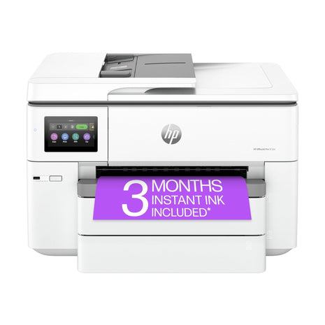 HP OfficeJet Pro 9730e Wide Format Wireless All-in-One Color Inkjet Printer, Print, scan, Copy, ADF, Duplex Printing Best-for-Office, 3 Month Instant Ink Trial Included, AI-Enabled (537P6A)