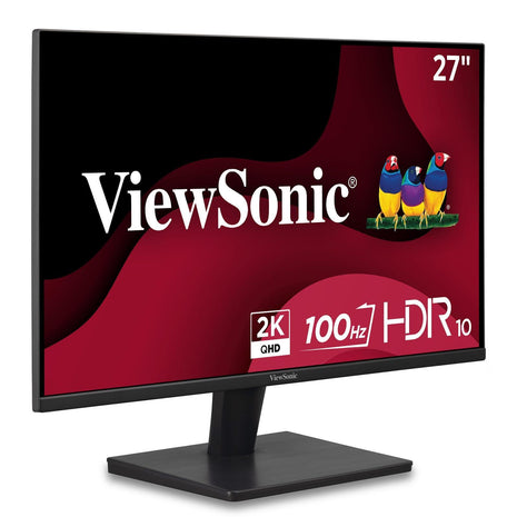 ViewSonic VS2725-2K 27 Inch 1440p Computer Monitor, QHD 100Hz Display | HDMI, DisplayPort, Variable Refresh Rate, Eye Care, Frameless, Home Office, Laptop, PC, Mac, Anti Glare, 1ms, 1.07B Colors
