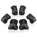 Kids/Youth Knee Pad Elbow Pads Guards Protective Gear Set for Roller Skates Cycling BMX Bike Skateboard Inline Skatings Scooter Riding Sports (Black, Small (3-8 years))