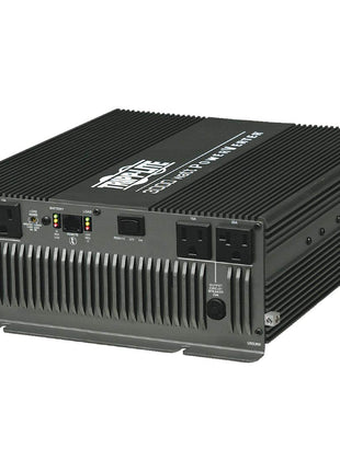 Tripp Lite Power Compact Inverter, 3000W, 12VDC, 120V, (2) 5-15R; (2) 5-20R, 4-Outlets for RVs,Trucks, Fleet Vehicles & Emergency Vehicles (PV3000HF)