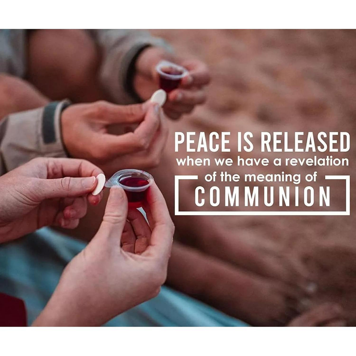 Pre Packaged Gluten Free Premium Chalice Communion Cups | Box of 100 with Juice and Gluten Free Wafer