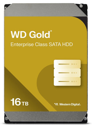 Western Digital 16TB WD Gold Enterprise Class Internal Hard Drive - 7200 RPM Class, SATA 6 Gb/s, 512 MB Cache, 3.5 inch - WD161KRYZ