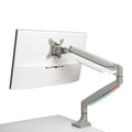 Kensington K55470WW Monitor Arm One Touch Height Adjustable, Single Monitor,White
