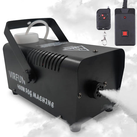 Fog Machine, Smoke Machine with Remote Control for Halloween, Party | Wireless&Wired Remote Control, for Halloween, Party, Outdoor, Indoor and Stage Effect, 400W