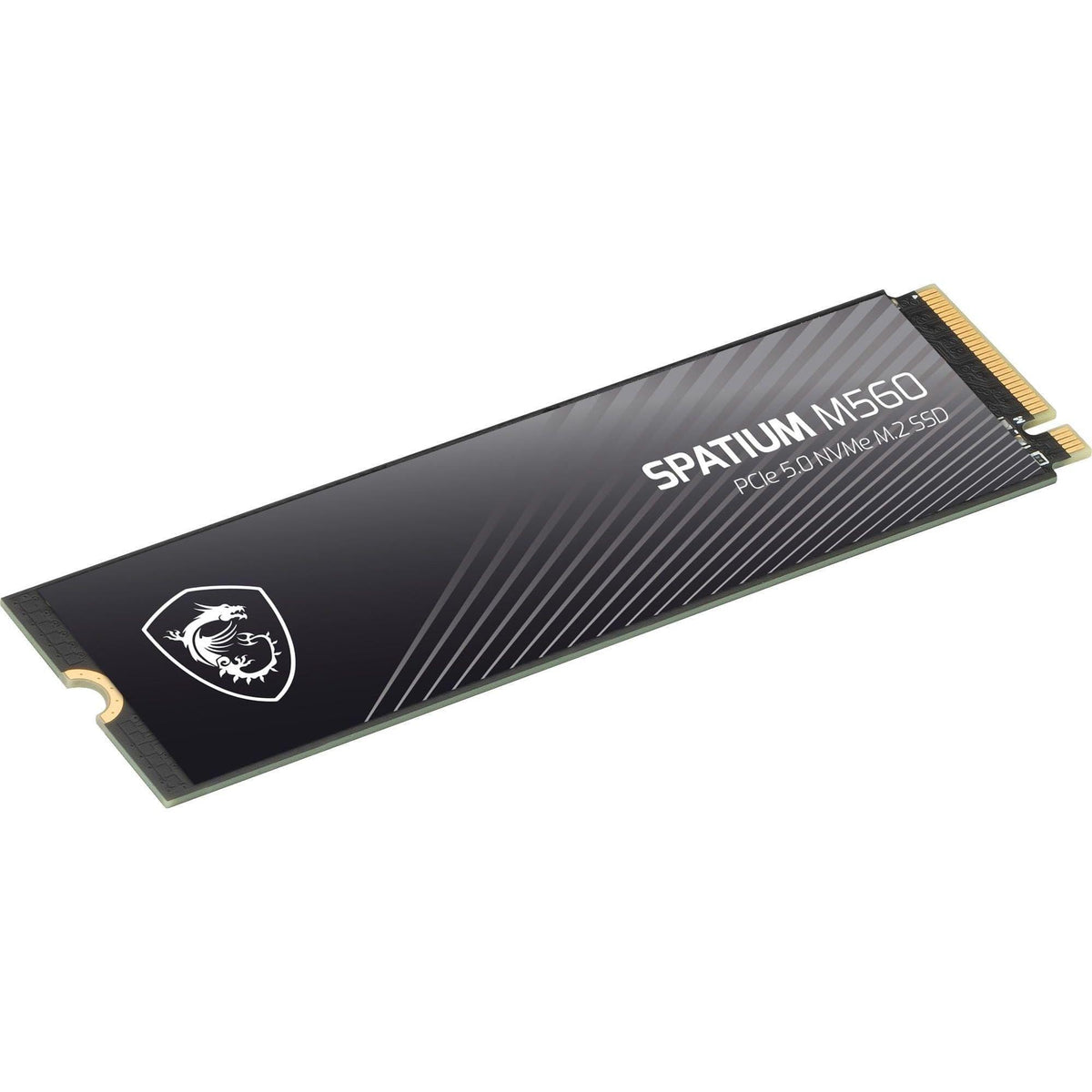 MSI SPATIUM M560 PCIe 5.0 NVMe M.2 1TB Portable SSD, 1TB External Solid State Drive, Speeds Up to 10200MB/s, USB-C, Reliable Storage for Gaming, Students, Professionals, Black
