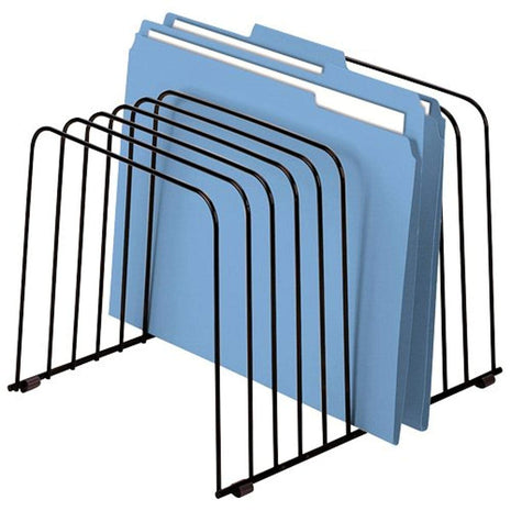 Fellowes 72112 Desktop Organizer, 11 Sections, Wire, 9 inch x 11-3/8 inch x 8 inch, Black